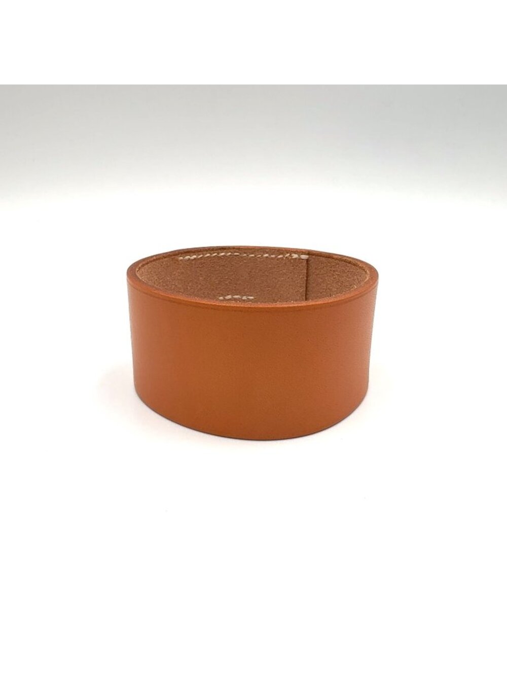 Hermes Pool Tour GM Leather Light Brown Bracelet Bangle